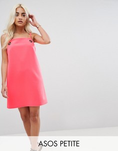 Платье с люверсами ASOS PETITE - Розовый
