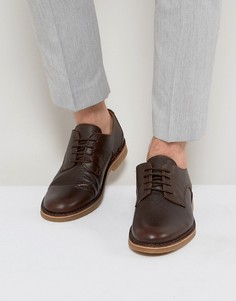 Коричневые кожаные дезерты Selected Homme - Коричневый