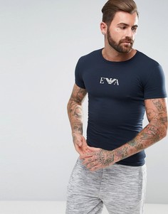 Обтягивающая футболка Emporio Armani - Темно-синий