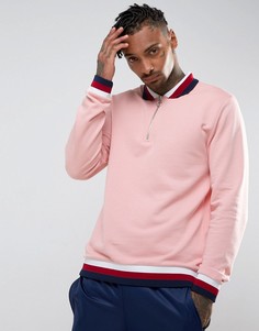 Свитшот в рубчик ASOS - Розовый