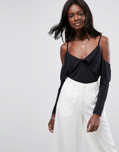 Топ из крепа ASOS - Черный