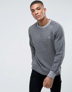Свитшот с круглым вырезом и логотипом Jack &amp; Jones - Серый