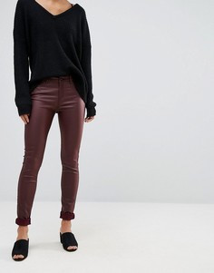 Облегающие джинсы с покрытием Vero Moda - Коричневый