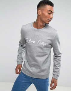 Свитшот с логотипом Calvin Klein - Серый