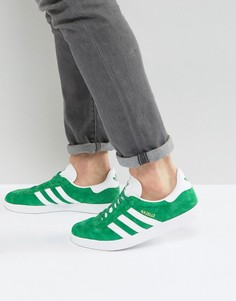 Зеленые кроссовки adidas Originals Gazelle - Зеленый