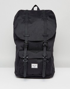 Черный рюкзак с резиновыми ремешками Herschel Supply Co Little America - Черный