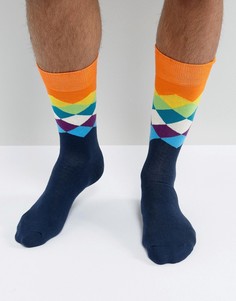 Носки в ромбик Happy Socks - Мульти