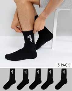 5 пар спортивных носков Ellesse - Черный
