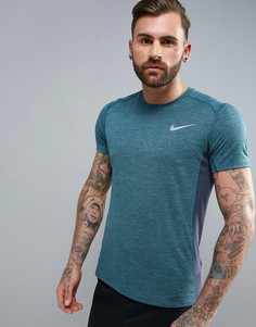 Синяя дышащая футболка Nike Running Miler 834241-497 - Синий