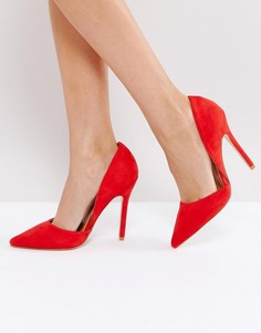 Туфли на каблуке с острым носом RAID Clara - Красный