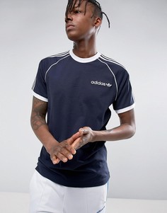 Темно-синяя футболка adidas Originals Osaka California CV8951 - Темно-синий