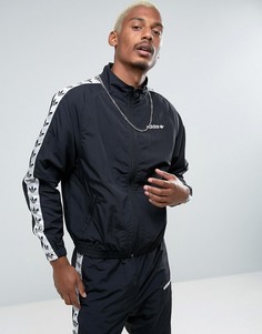 Черная спортивная куртка с кантом adidas Originals Adicolor TNT BR2290 - Черный