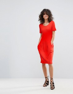 Платье с карманами Vila - Красный