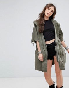 Куртка в стиле милитари Free People - Зеленый