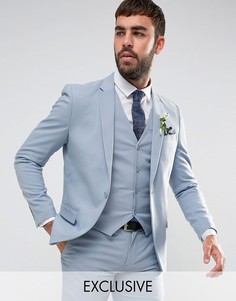 Зауженный пиджак Only &amp; Sons Wedding - Синий