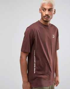 Длинная футболка Puma - Красный