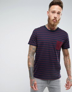 Футболка в полоску Jack &amp; Jones - Красный