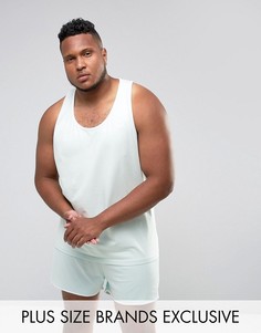 Голубая майка-борцовка Puma PLUS эксклюзивно для ASOS 57657703 - Синий