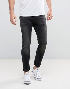 Черные выбеленные джинсы скинни Jack &amp; Jones Intelligence - Черный