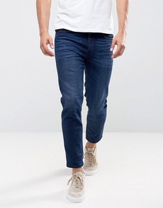Суженные книзу укороченные джинсы Diesel Jiffer 084HJ - Синий