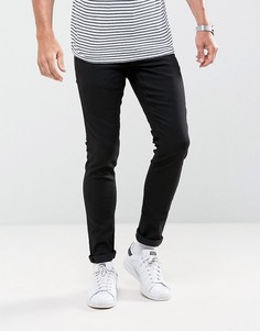 Черные эластичные джинсы зауженного кроя Solid - Черный