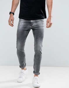 Джинсы скинни с эффектом брызг Calvin Klein Jeans - Черный
