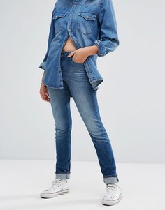 Узкие прямые джинсы с классической талией Lee Elly - Синий