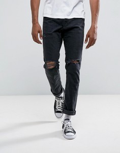 Черные узкие джинсы Abercrombie &amp; Fitch - Черный