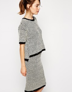 Комбинируемая футболка в горошек ASOS - Мульти