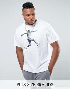 Белая футболка Nike Jordan PLUS AJ5 864923-100 - Белый
