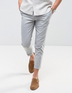 Брюки слим с отворотами Jack &amp; Jones Premium - Серый