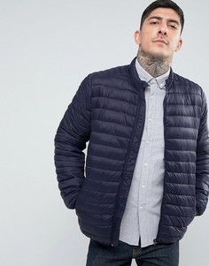 Темно-синяя стеганая куртка ASOS - Темно-синий