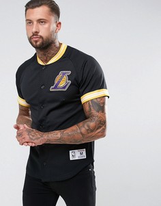 Сетчатая футболка Mitchell &amp; Ness NBA L.A Lakers - Черный