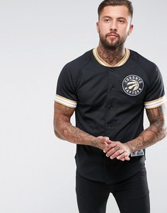 Сетчатая футболка Mitchell &amp; Ness NBA Toronto Raptors - Черный