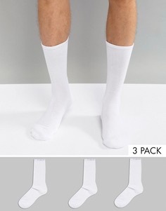 3 пары белых носков Calvin Klein Performance - Белый