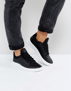 Черные кожаные кроссовки K-Swiss - Черный