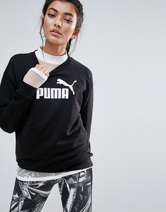 Черный свитшот Puma Essentials - Черный