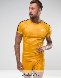 Желтая футболка в стиле ретро Puma эксклюзивно для ASOS 57657801 - Желтый