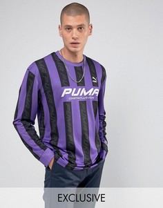 Фиолетовая футболка в стиле ретро Puma эксклюзивно для ASOS 57660201 - Фиолетовый