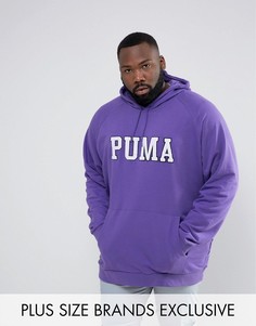 Фиолетовый худи с большим логотипом Puma PLUS эксклюзивно для ASOS 57659001 - Фиолетовый