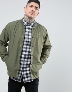 Зеленый нейлоновый бомбер Farah Bellinger - Зеленый