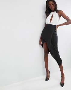 Юбка-карандаш в рубчик ASOS - Черный