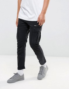 Брюки-карго слим Selected Homme - Черный