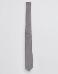Серый фактурный галстук ASOS - Серый