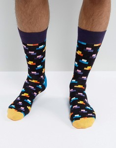 Носки с узором Happy Socks - Черный