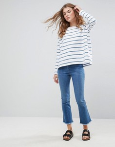 Махровая футболка в полоску ASOS - Мульти