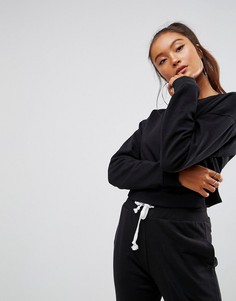 Укороченный свитшот ASOS - Черный