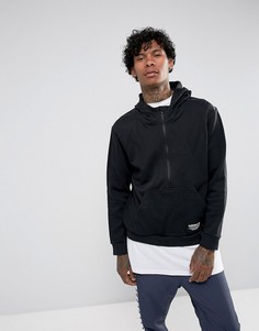 Худи черного цвета с короткой молнией adidas Originals NMD BS2552 - Черный