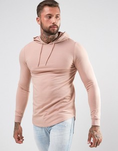 Худи обтягивающего кроя ASOS - Розовый