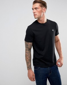 Черная футболка с круглым вырезом Fred Perry - Черный